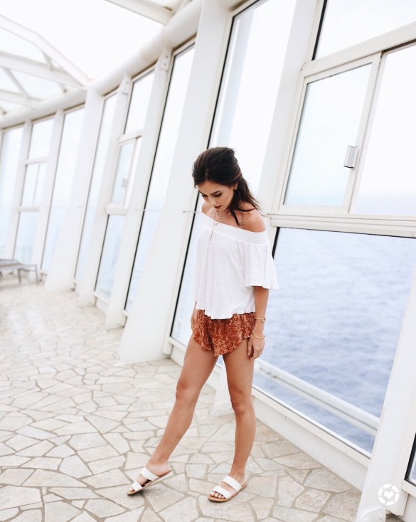 The Solarium on the Royal Caribbean Oasis of the Seas ship - Oasis of the Seas Review featured by popular Los Angeles travel blogger, Ashley Hodges